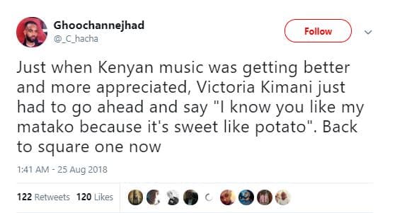 Ghoochannejhad c_hacha follow just when kenyan music was getting better and more