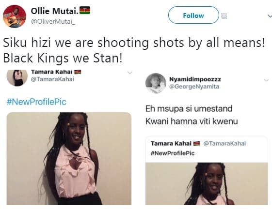 Ollie mutai. olivermutai follow siku hizi we are shooting shots by all means! bl
