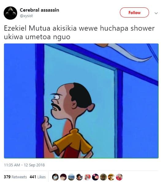Cerebral assassin xysist follow ezekiel mutua akisikia wewe huchapa shower ukiwa