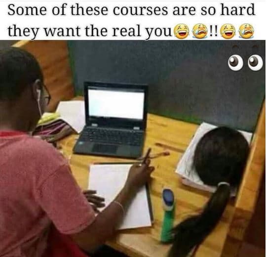 Some of these courses are so hard they want the real you