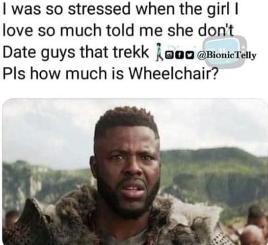 Was so stressed when the girl love so much told me she don't date guys that trek