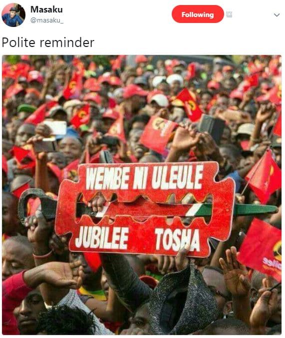 Masaku masaku_ following polite reminder tebet uleule jubilee tosé4