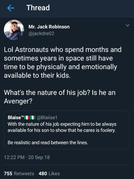 Thread mr. jack robinson jackdre02 lol astronauts who spend months and sometimes
