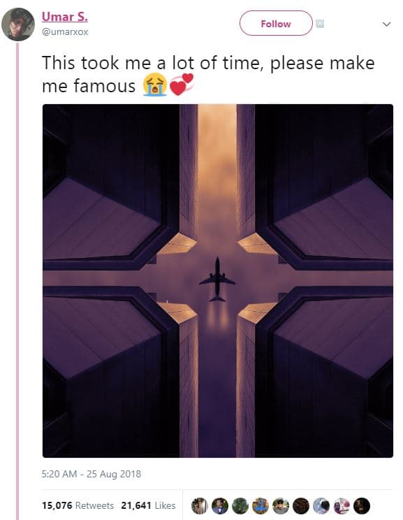 Umar s umarxox follow this took me a lot of time, please make me famous 5.20 am