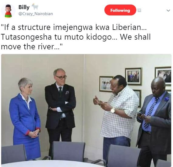 Following billy crazy_nairobian ifa structure imejengwa kwa liberian. tutasonges