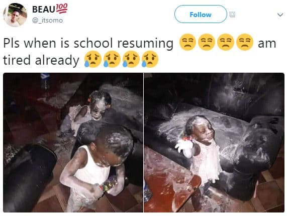 Beaujoc itsomo follow pls when is school resuming tired already am