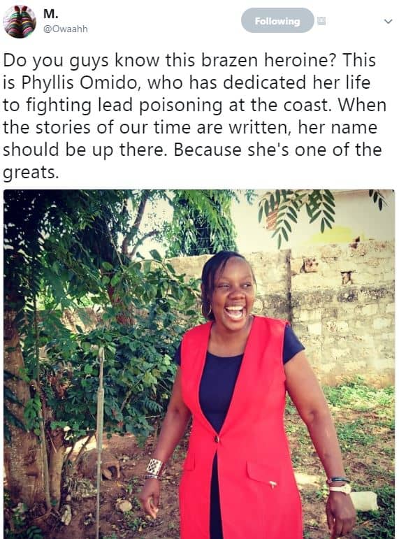 Folllowing owaahh do you guys know this brazen heroine? this is phyllis omido wh
