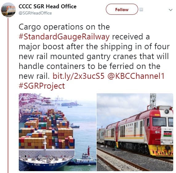 Cccc sgr head office sgrheadoffice follow cargo operations on the standardgauger