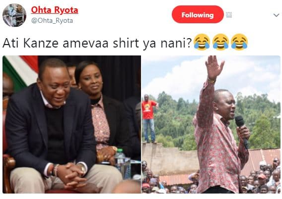 Ohta ryota ohta_ryota following ati kanze amevaa shirt ya nani?