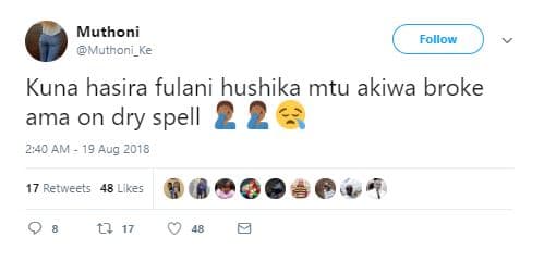 Muthoni muthoni_ke follow kuna hasira fulani hushika mtu akiwa broke ama on dry