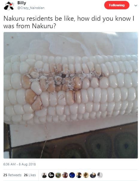 Billy crazy_nairobian following nakuru residents be like how did you know was fr