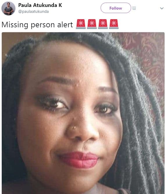 Paula atukunda k paulaatukunda follow missing person alert eae