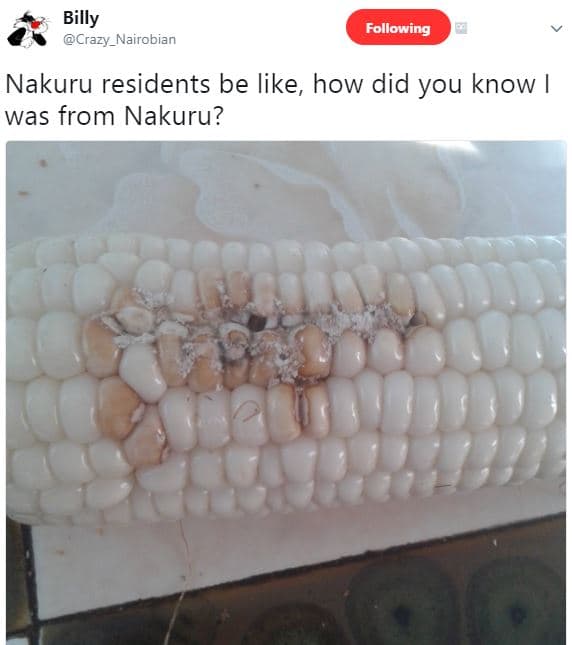 Billy crazy_nairobian following nakuru residents be like how did you know was fr