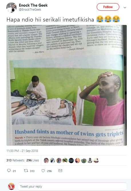 Enock the geek erockthegeek follow hapa ndio hii serikali imetufikisha ee husban