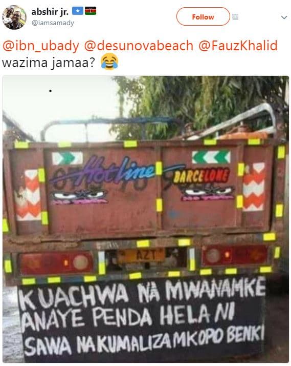 Abshir jr. iamsamady follow ibn_ubady desunovabeach fauzkhalid wazima jamaa? 8uo