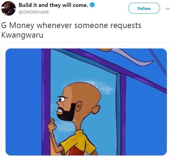 Build it and they will come gmoneyizme follow money whenever someone requests kw