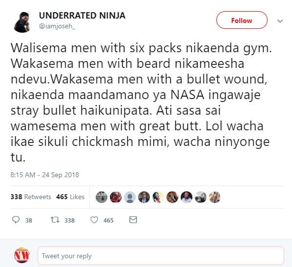 Underrated ninja iamjoseh _ follow walisema men with six packs nikaenda gym. wak