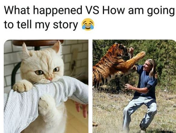 What happened vs how am going to tell my story