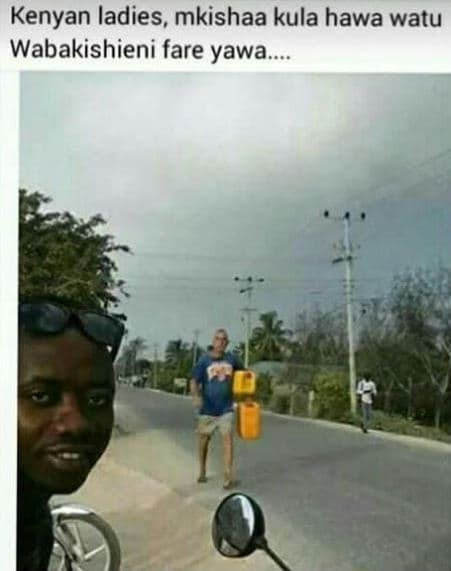 Kenyan ladies, mkishaa kula hawa watu wabakishieni fare yawa