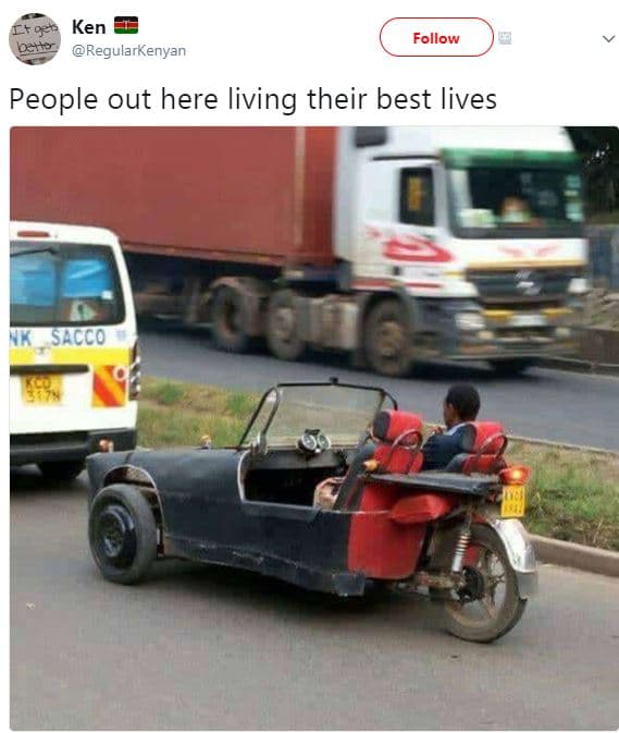 F9 ken regularkenyan follow people out here living their best lives sacco