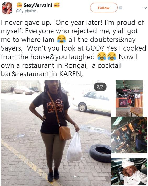 Sexyvervain! cycybaibe follow never gave up. one year later! i'm proud of myself