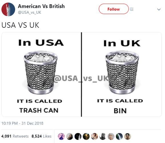 American vs british usa_vs_uk follow usa vs uk in usa in uk usa vs_uk itis calle