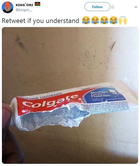 King'ori kingori follow retweet if you understand axaao gteq beqular h joride to