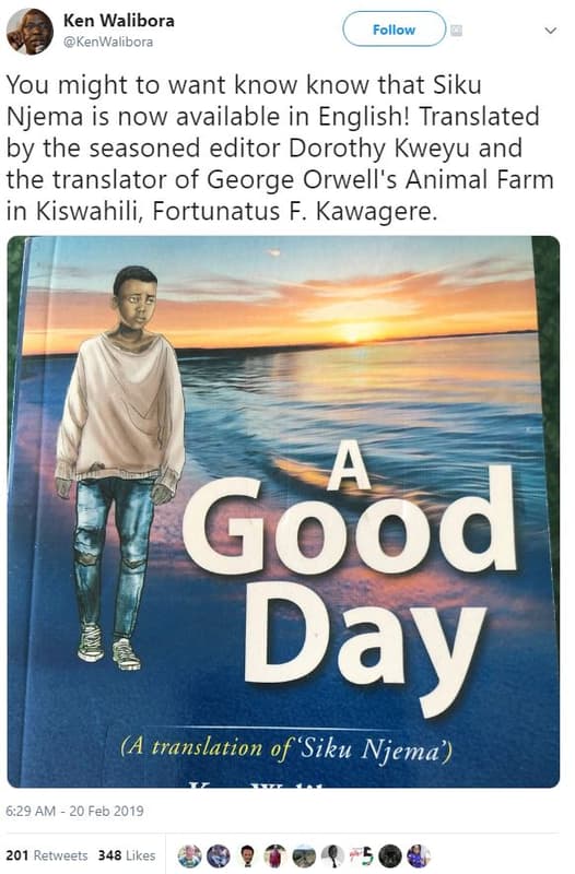 Ken walibora kenwalibora follow you might to want know know that siku njema is n