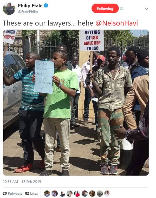 Philip etale etalephilip following these are our lawyers. hehe nelsonhavi n vett