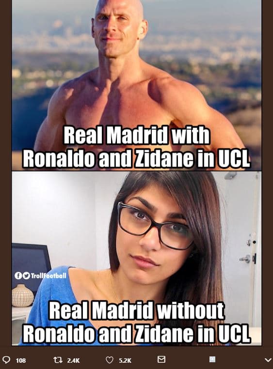 Real madridwith ronaldo andzidane in ul otrollrootball realldrid without ronaldo