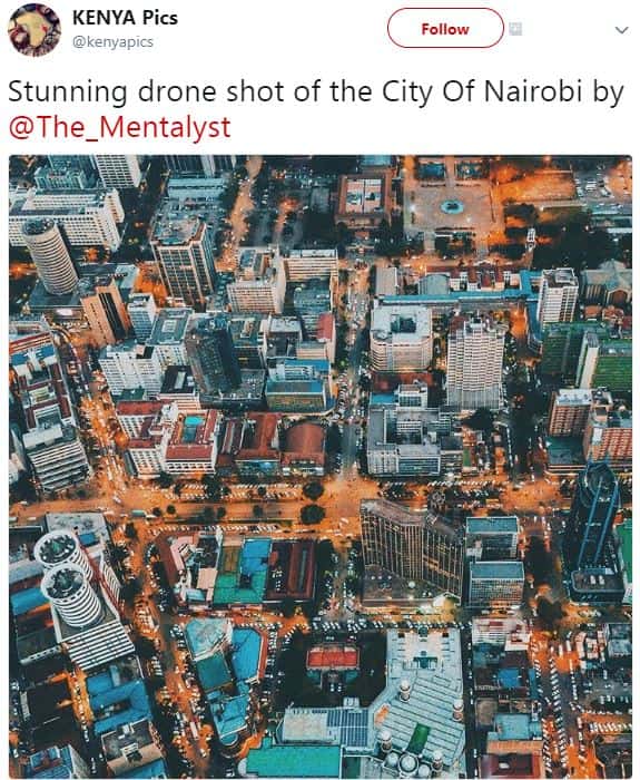Kenya pics kenyapics follow stunning drone shot of the city of nairobi by the_me
