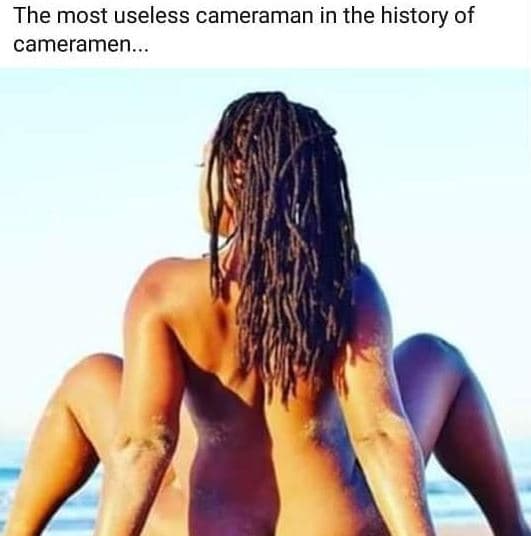 The most useless cameraman in the history of cameramen