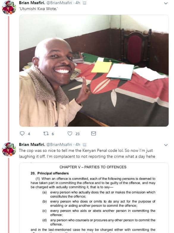 Brian msafiri. brianmsafiri 'utumishi kwa wote t7 6 0 23 brian msafiri. brianmsa