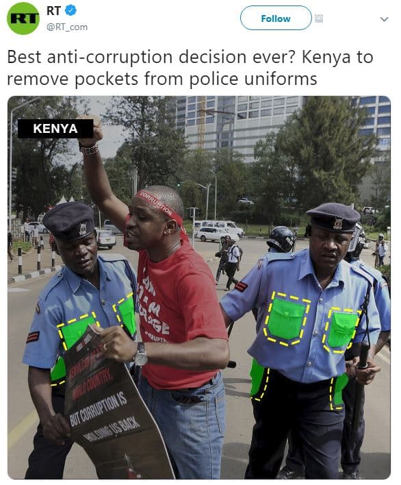 Rt rt_com follow best anticorruption decision ever? kenya to remove pockets from