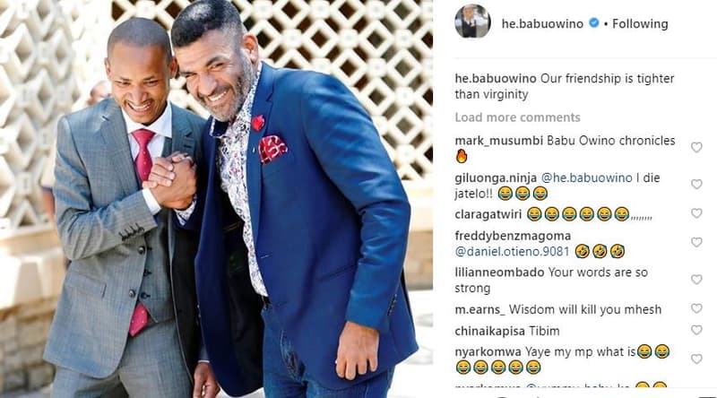 He babuowino following he babuowino our friendship is tighter than virginity loa