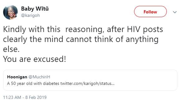 Baby wtñ karigoh follow kindly with this reasoning after hiv posts clearly the m