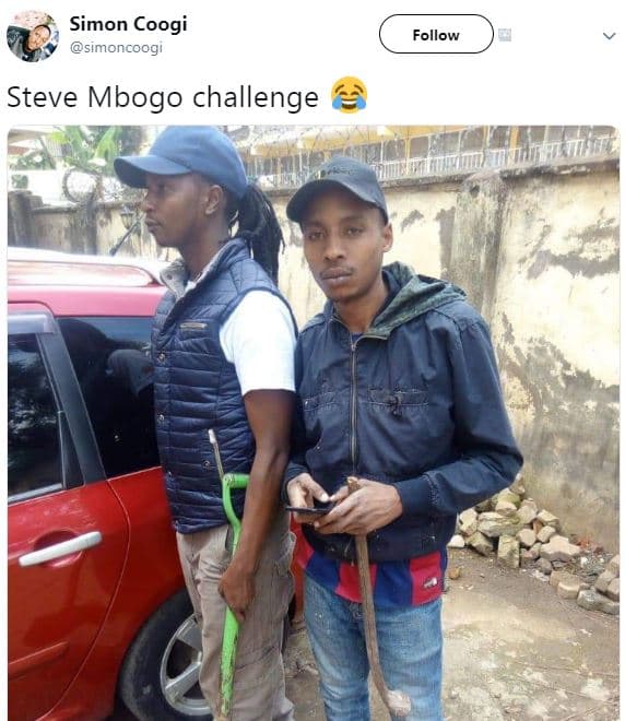 Simon coogi simoncoogi follow steve mbogo challenge