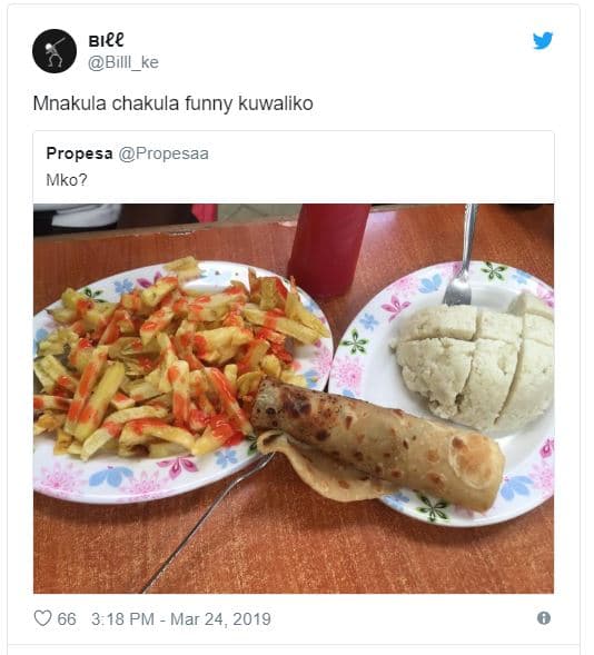 Biqę billl_ke mnakula chakula funny kuwaliko propesa propesaa mko? 3.18 pm mar 2