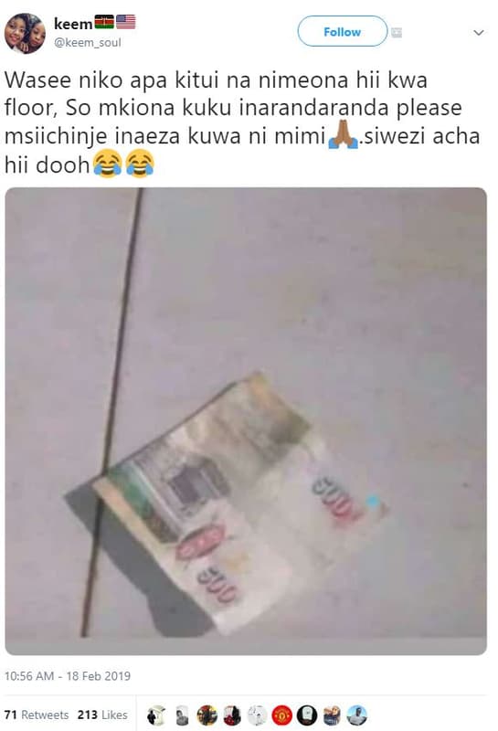 Keem keem_soul follow wasee niko apa kitui na nimeona hii kwa floor, so mkiona k