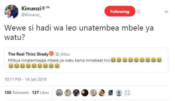 Kimanzi kimanzi _ following wewe si hadi wa leo unatembea mbele ya watu? the rea