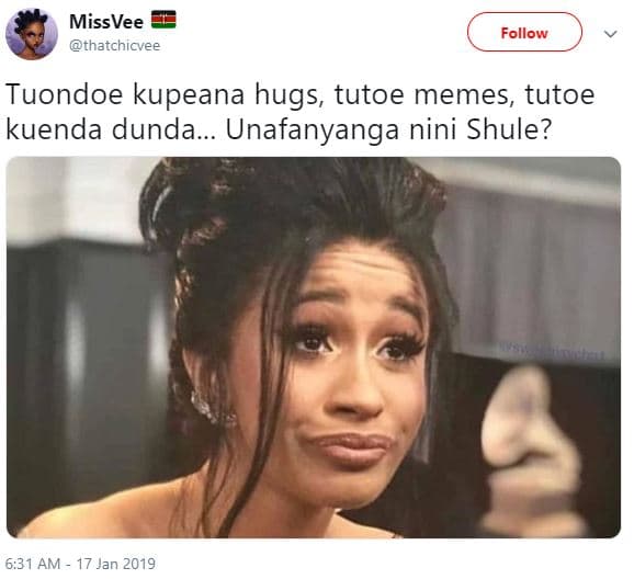 Missvee thatchicvee follow tuondoe kupeana hugs, tutoe memes, tutoe kuenda dunda