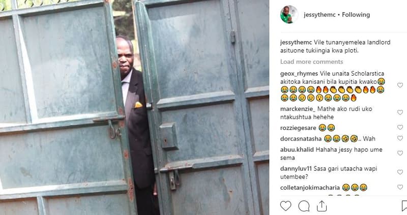 Jessythemc following jessythemc vile tunanyemelea andlord asituone tukiingia kwa