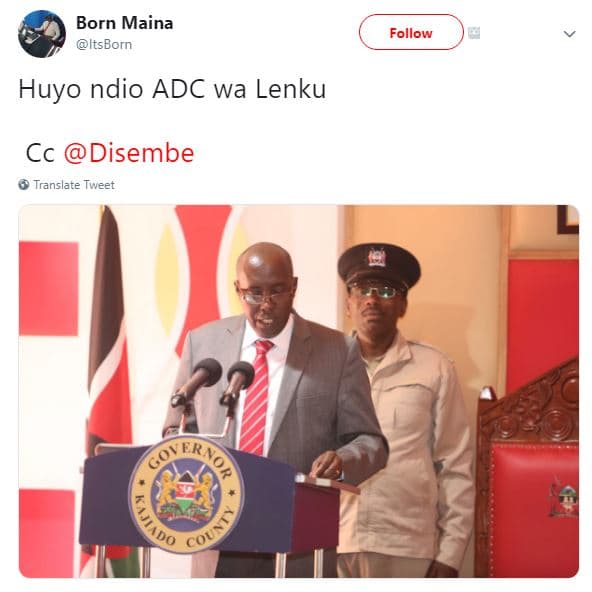 Born maina itsborn follow huyo ndio adc wa lenku cc disembe translate tweet 0 ad