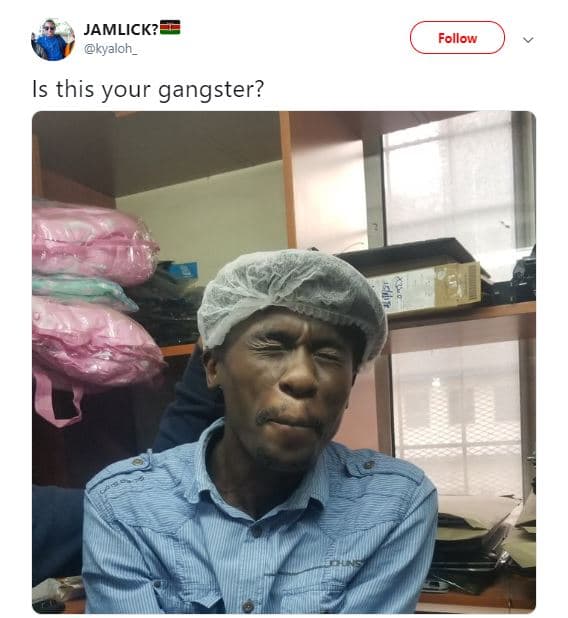 Jamlick? kyaloh _ follow is this your gangster?