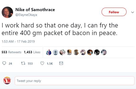 Nike of samothrace elayneokaya follow work hard so that one day can fry the enti