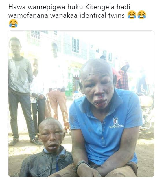 Hawa wamepigwa huku kitengela hadi wamefanana wanakaa identical twins suaroioel
