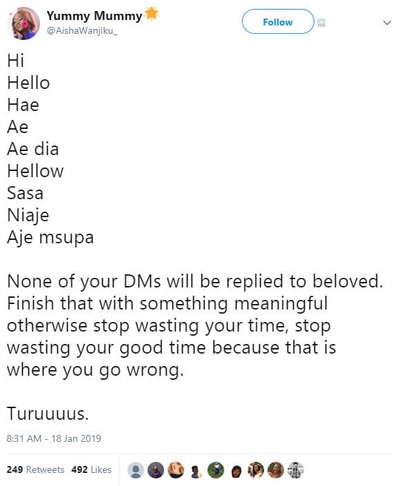 Yummy mummy aishawanjiku _ follow hi hello hae ae ae dia hellow sasa niaje aje m