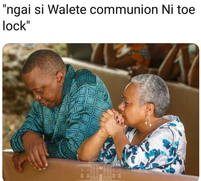 Ngai si walete communion ni toe lock