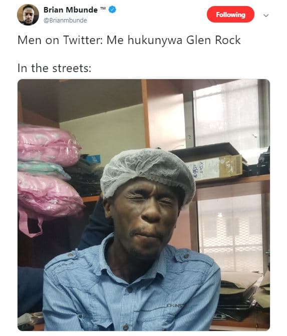 Brian mbunde brianmbunde following men on twitter me hukunywa glen rock in the s