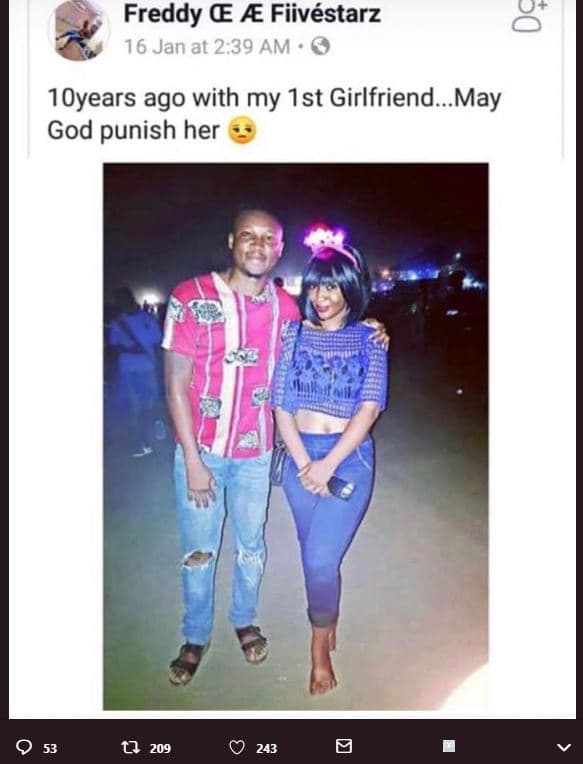 Freddy fiivéstarz 16 jan at 2.39 am o 6 1oyears ago with my ist girlfriend. may